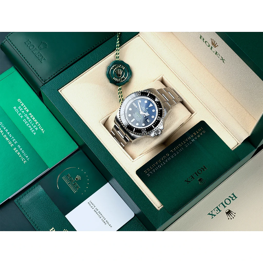 Rolex Sea Dweller Deepsea 44 Deep Blue Dial Stainless Steel Men’s Watch 116660
