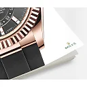 Rolex Sky-Dweller 42mm, 18k Everose Gold, Oysterflex, Ref# 326235-0006