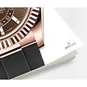 Rolex Sky-Dweller 42mm, 18k Everose Gold, Oysterflex, Ref# 326235-0005