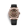 Rolex Sky-Dweller 42mm, 18k Everose Gold, Oysterflex, Ref# 326235-0005