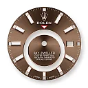 Rolex Sky-Dweller 42mm, 18k Everose Gold, Oysterflex, Ref# 326235-0005