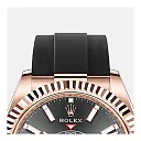 Rolex Sky-Dweller 42mm, 18k Everose Gold, Oysterflex, Ref# 326235-0006