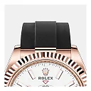 Rolex Sky-Dweller 42mm, 18k Everose Gold, Oysterflex, Ref# 326235-0004