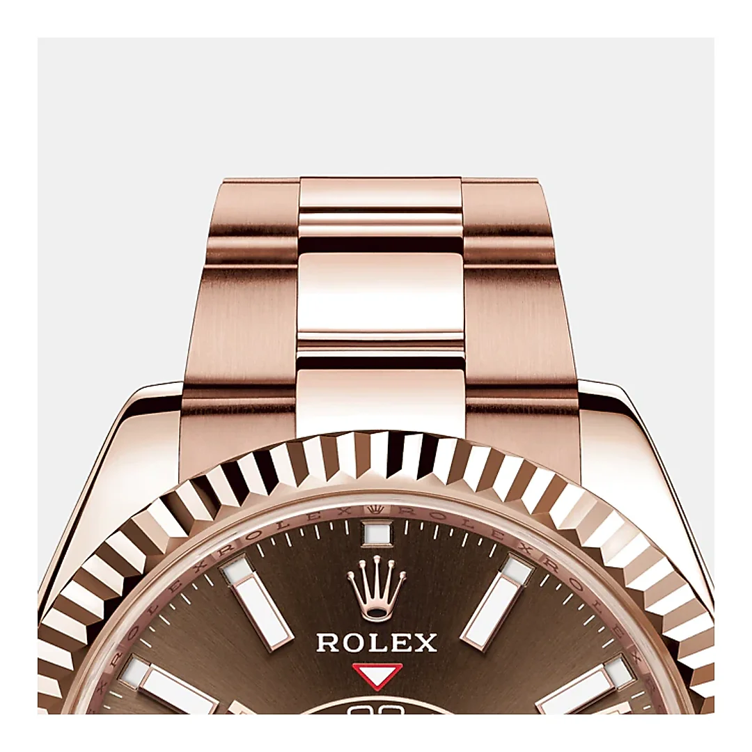 Rolex Sky-Dweller 42mm, 18k Everose Gold, Ref# 326935-0006