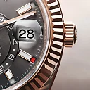 Rolex Sky-Dweller 42mm, 18k Everose Gold, Ref# 326935-0007