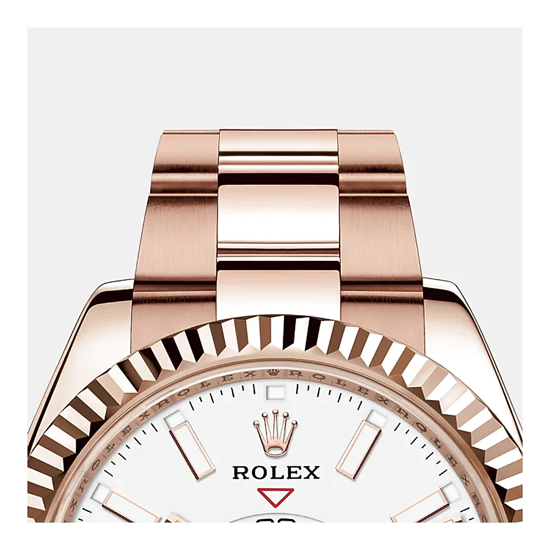 Rolex Sky-Dweller 42mm, 18k Everose Gold, Ref# 326935-0005