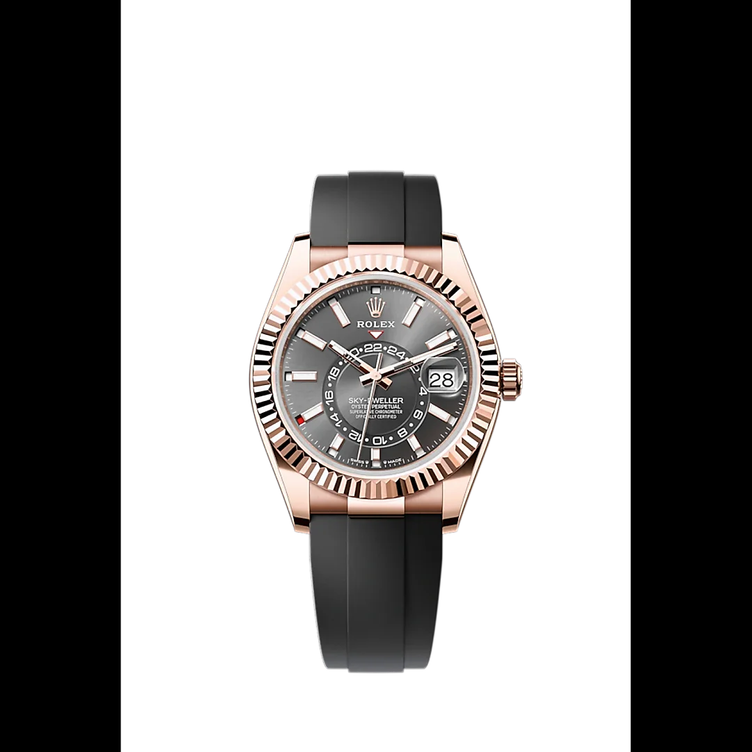 Rolex Sky-Dweller, 42mm, 18k Everose Gold, Ref# 336235-0004