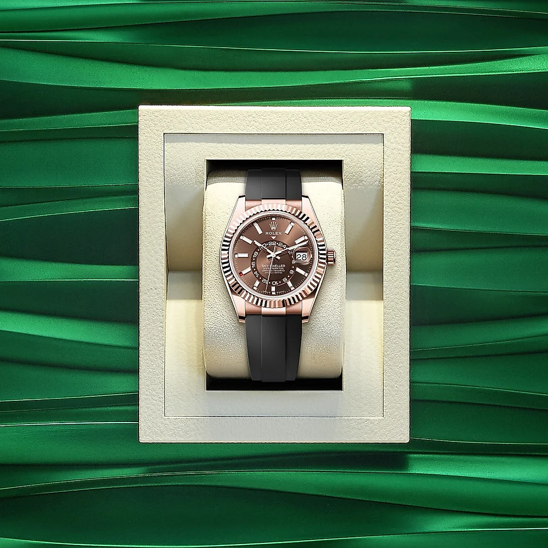 Rolex Sky-Dweller, 42mm, 18k Everose Gold, Ref# 336235-0002