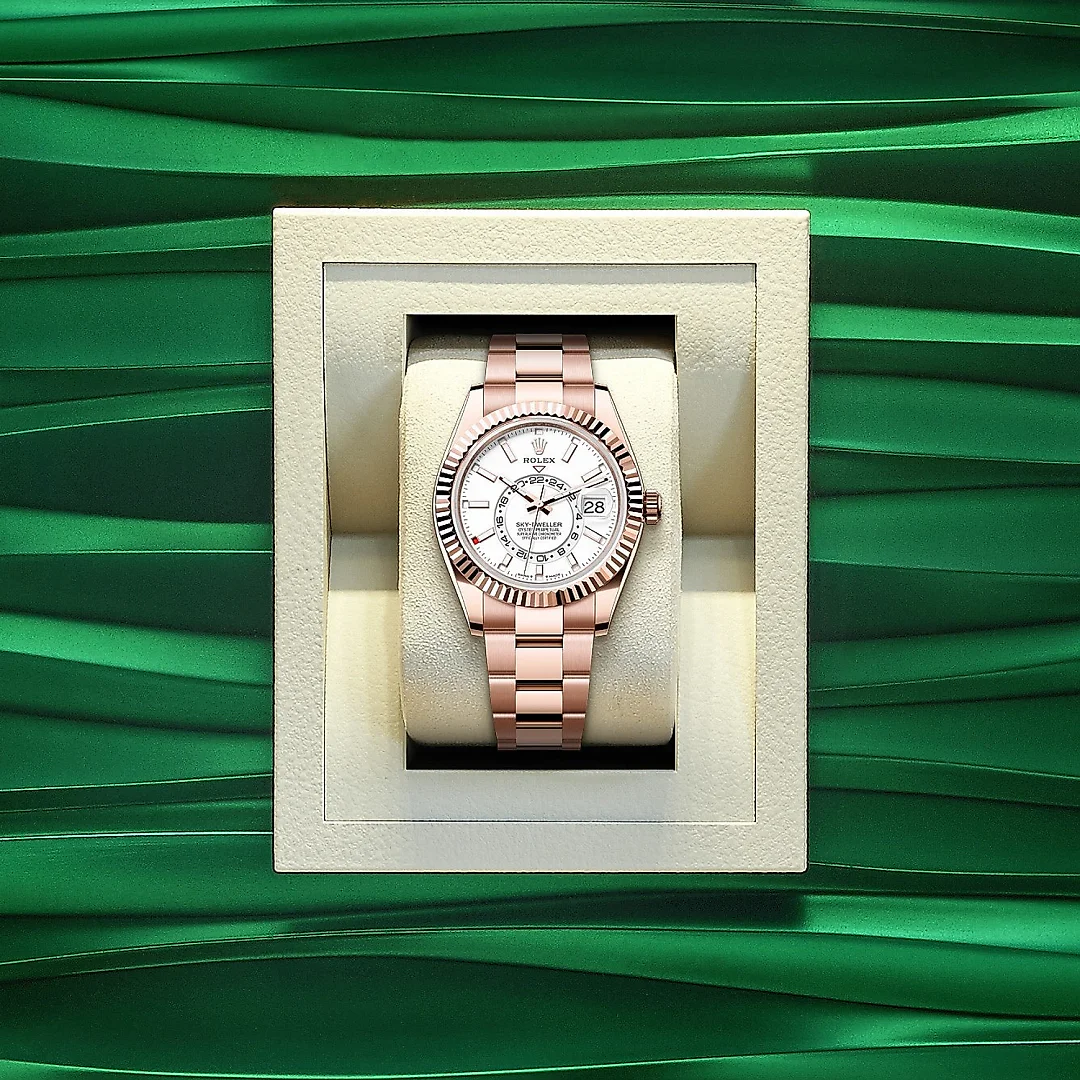 Rolex Sky-Dweller, 42mm, 18k Everose Gold, Ref# 336935-0003