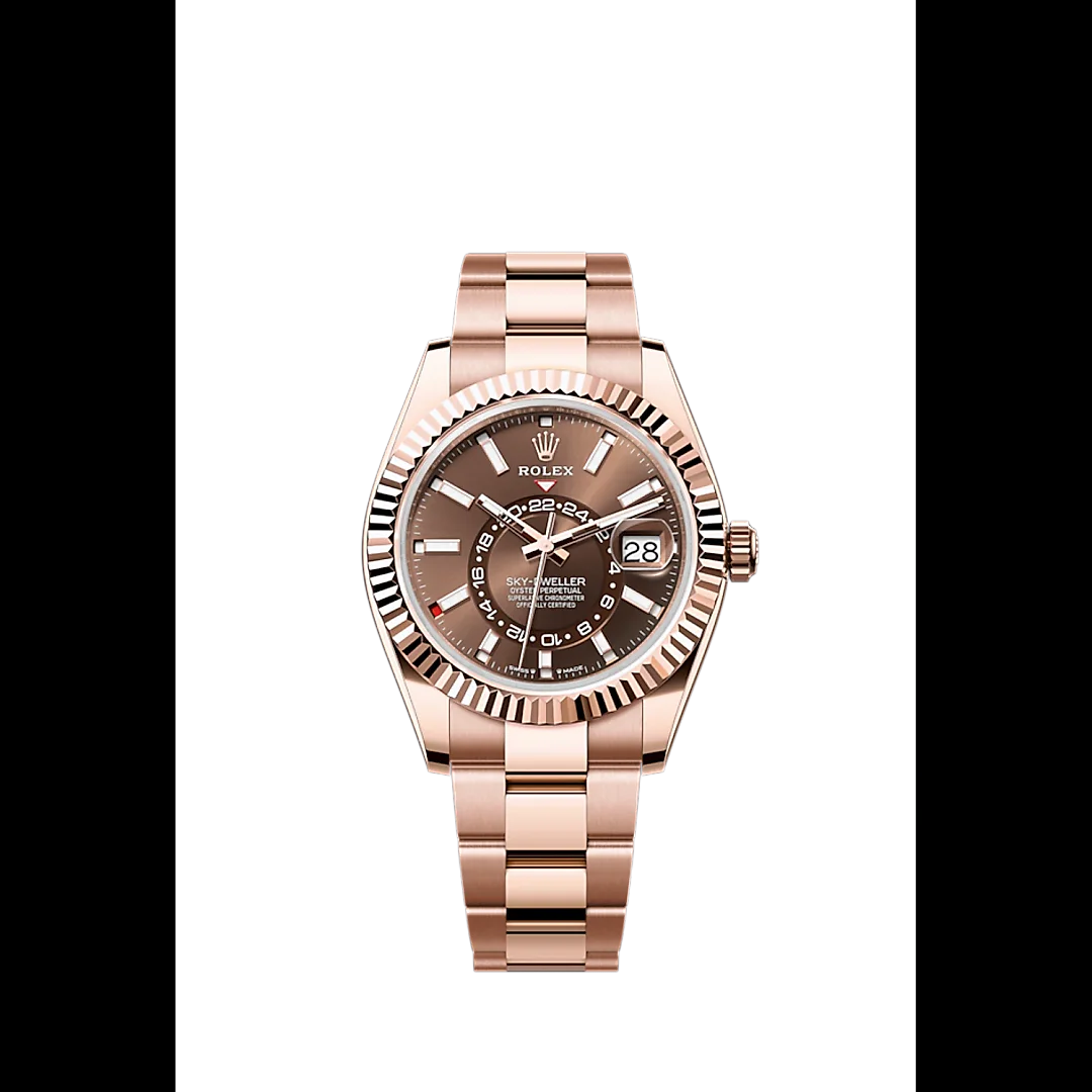 Rolex Sky-Dweller, 42mm, 18k Everose Gold, Ref# 336935-0002