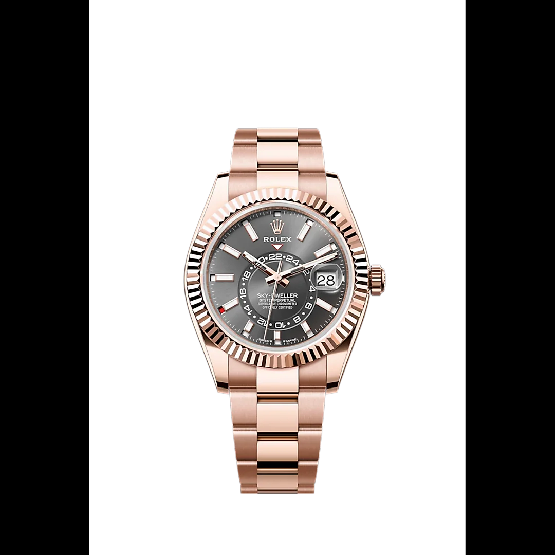 Rolex Sky-Dweller, 42mm, 18k Everose Gold, Ref# 336935-0004