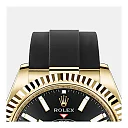 Rolex Sky-Dweller 42mm, 18k Yellow Gold, Oysterflex, Ref# 326238-0009