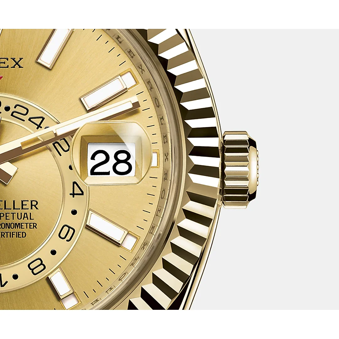 Rolex Sky-Dweller 42mm, 18k Yellow Gold, Ref# 326938-0003