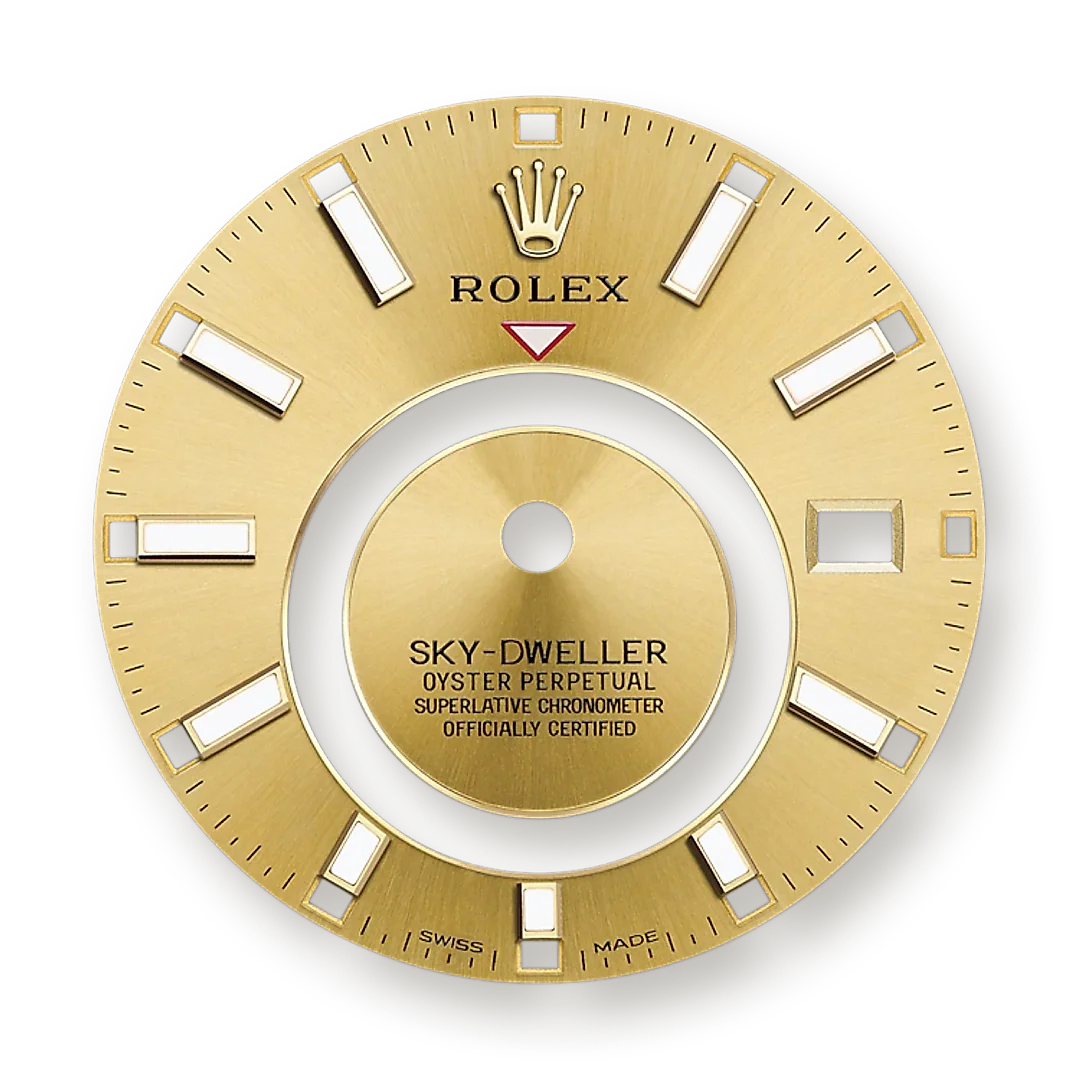 Rolex Sky-Dweller 42mm, 18k Yellow Gold, Ref# 326938-0003