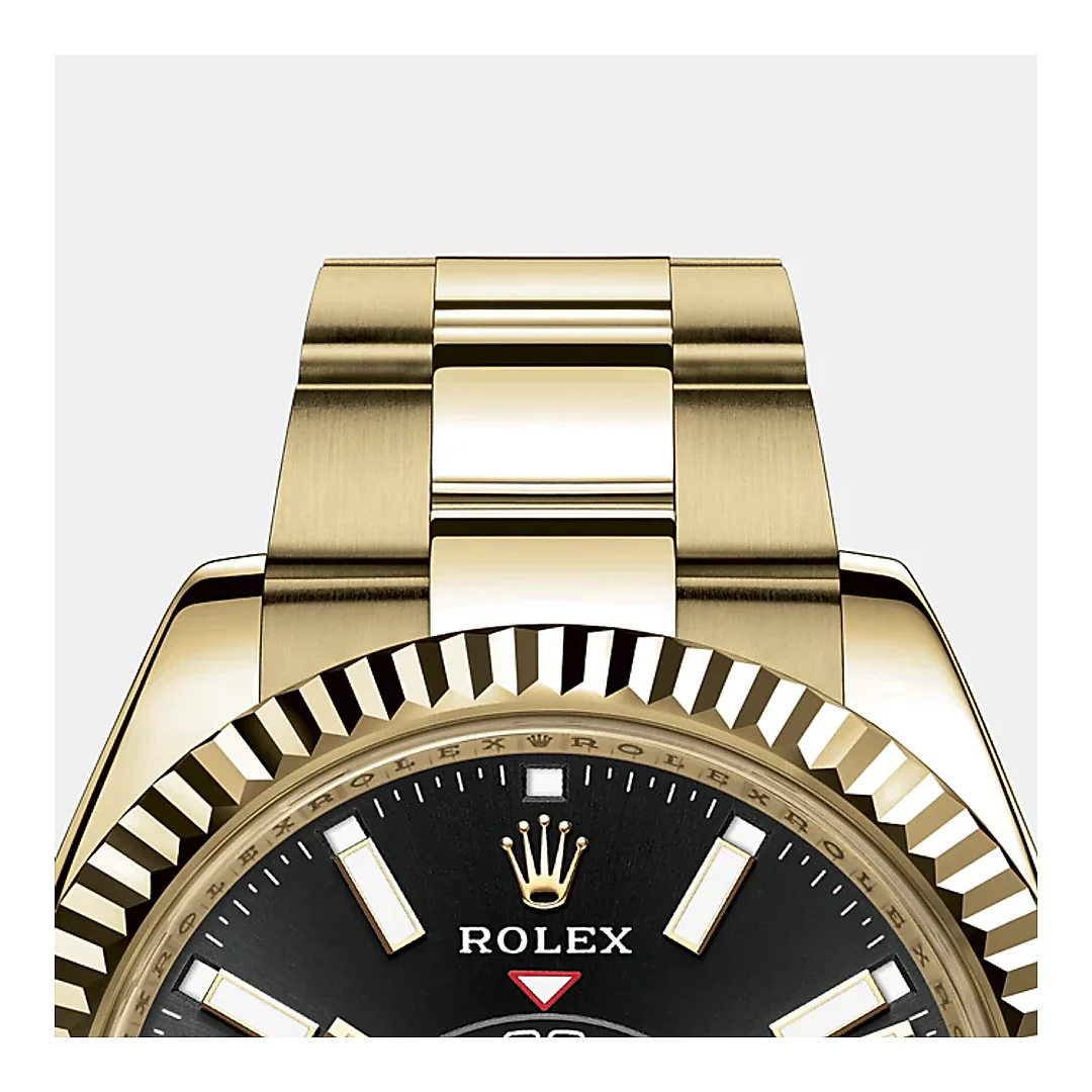 Rolex Sky-Dweller 42mm, 18k Yellow Gold, Ref# 326938-0004