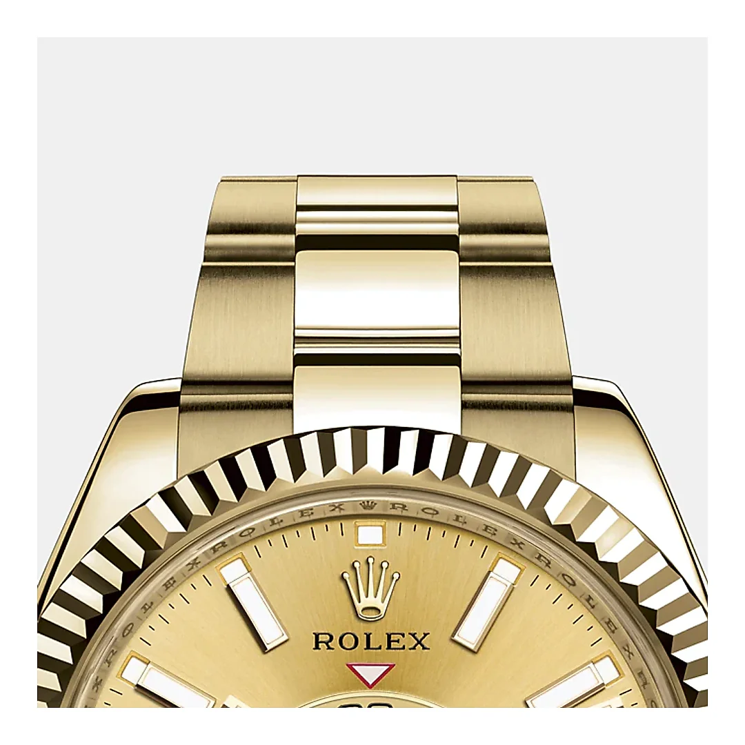 Rolex Sky-Dweller 42mm, 18k Yellow Gold, Ref# 326938-0003
