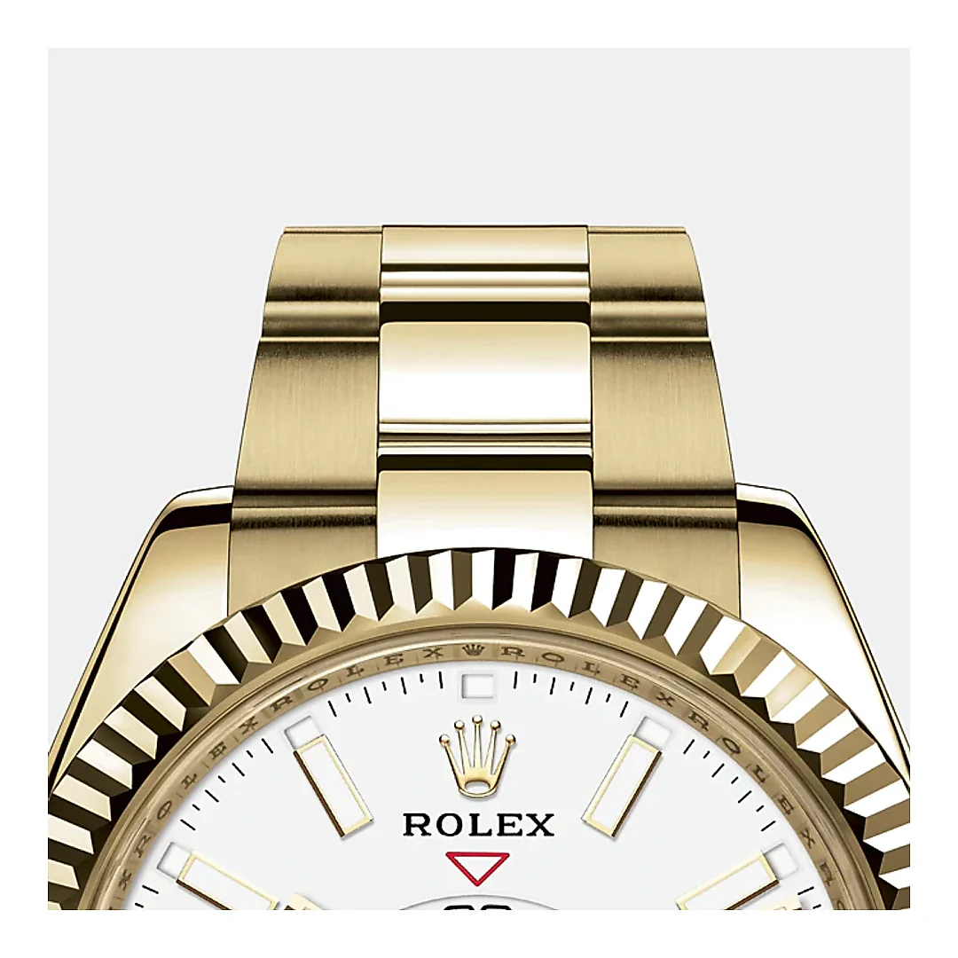 Rolex Sky-Dweller 42mm, 18k Yellow Gold, Ref# 326938-0005