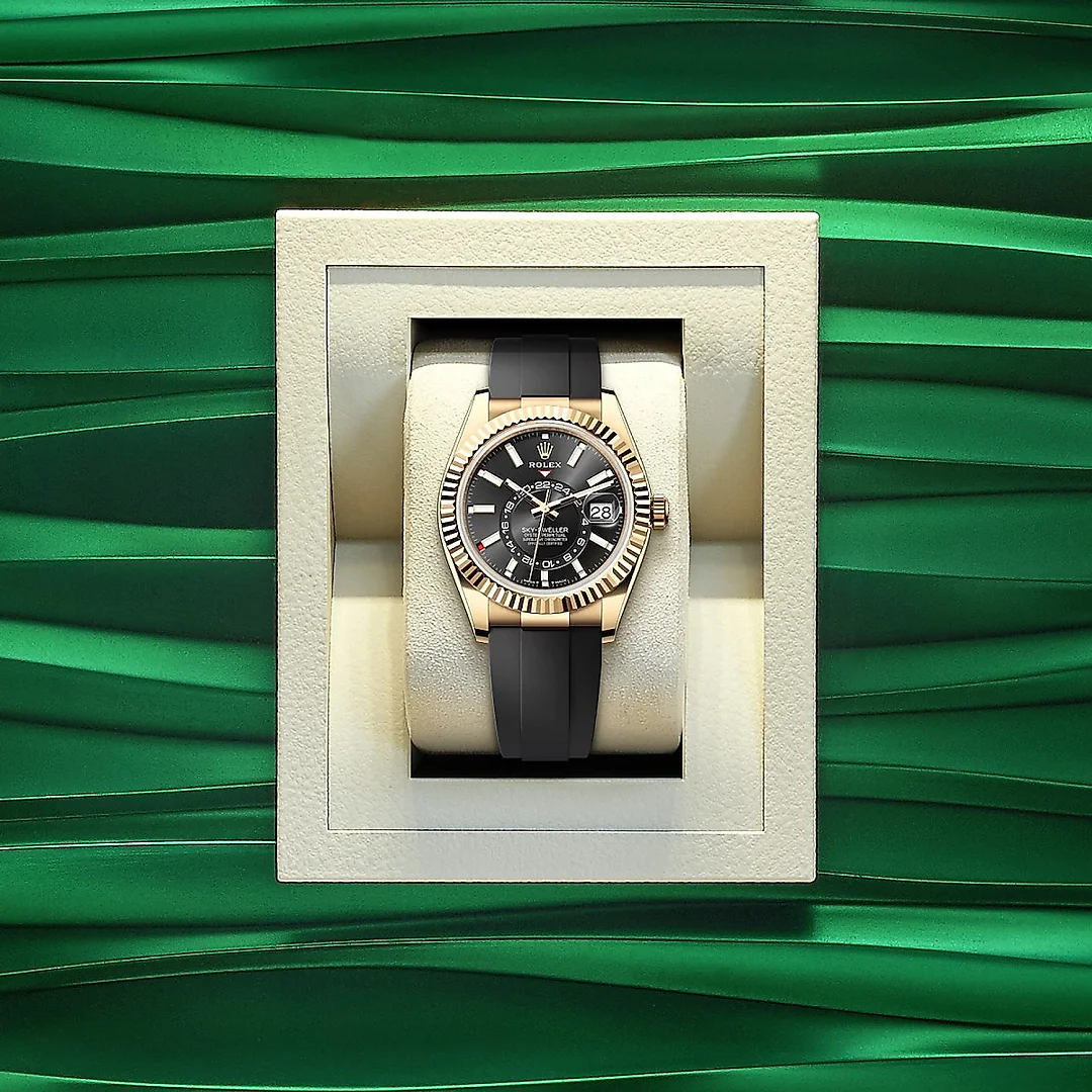 Rolex Sky-Dweller, 42mm, 18k Yellow Gold, Ref# 336238-0002