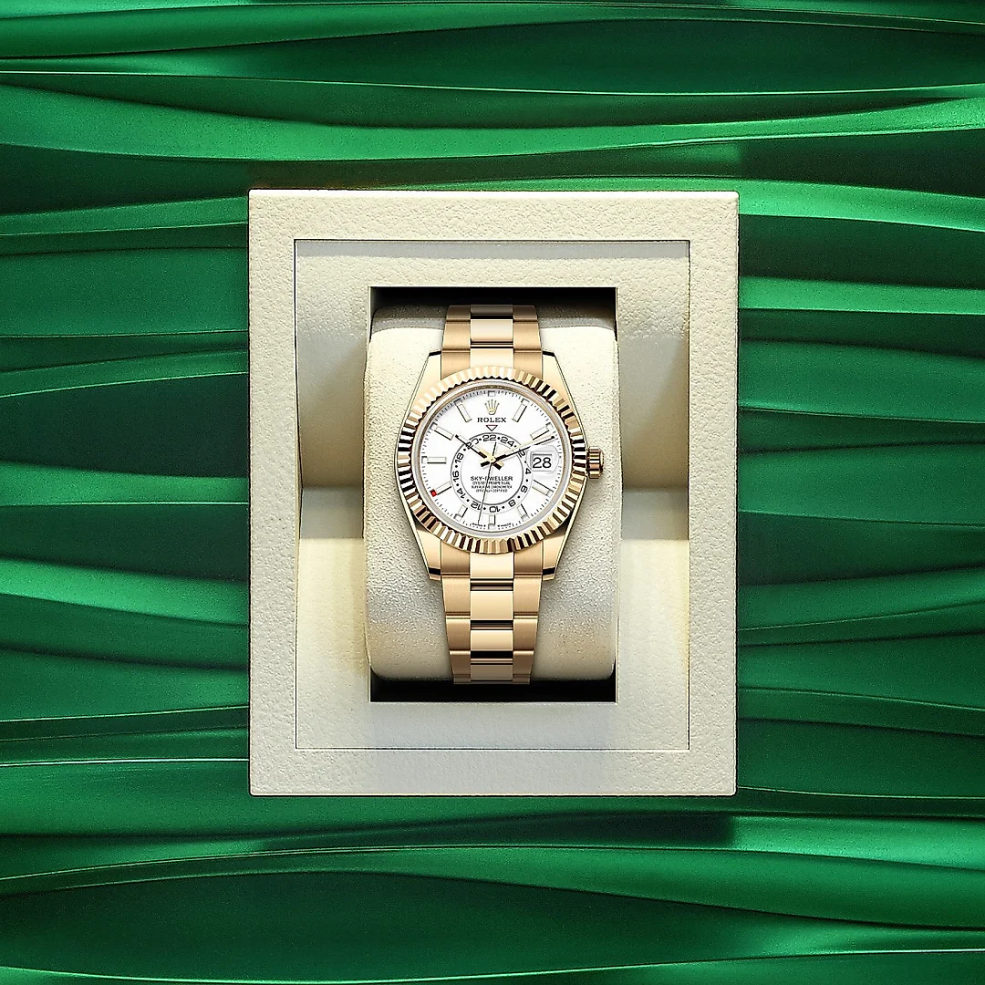 Rolex Sky-Dweller, 42mm, 18k Yellow Gold, Ref# 336938-0003
