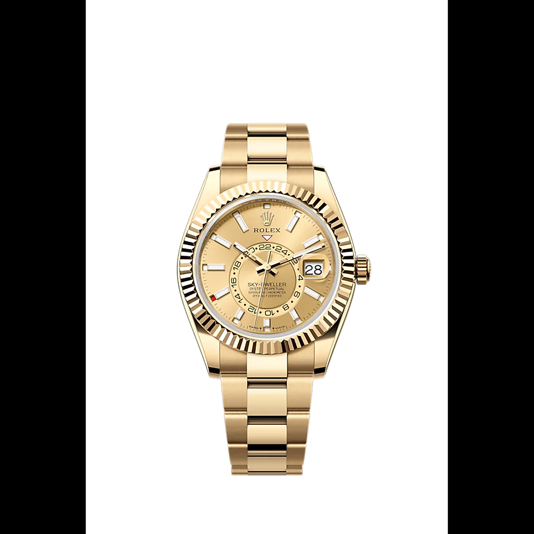 Rolex Sky-Dweller, 42mm, 18k Yellow Gold, Ref# 336938-0001