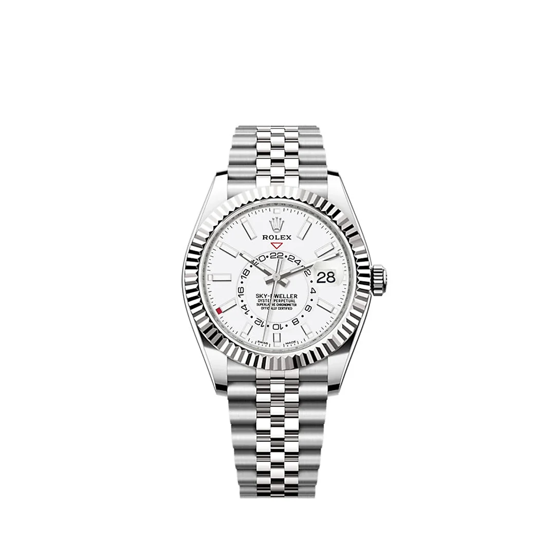 Rolex Sky-Dweller 42mm, Oystersteel and 18k White Gold, Ref# 326934-0002