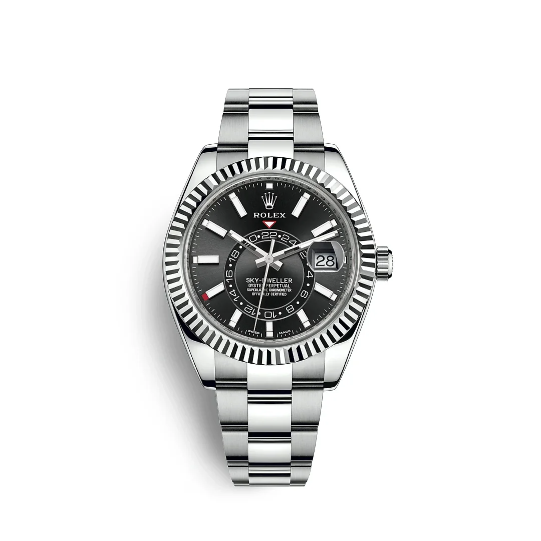 Rolex Sky-Dweller 42mm, Oystersteel and 18k White Gold, Ref# 326934-0005