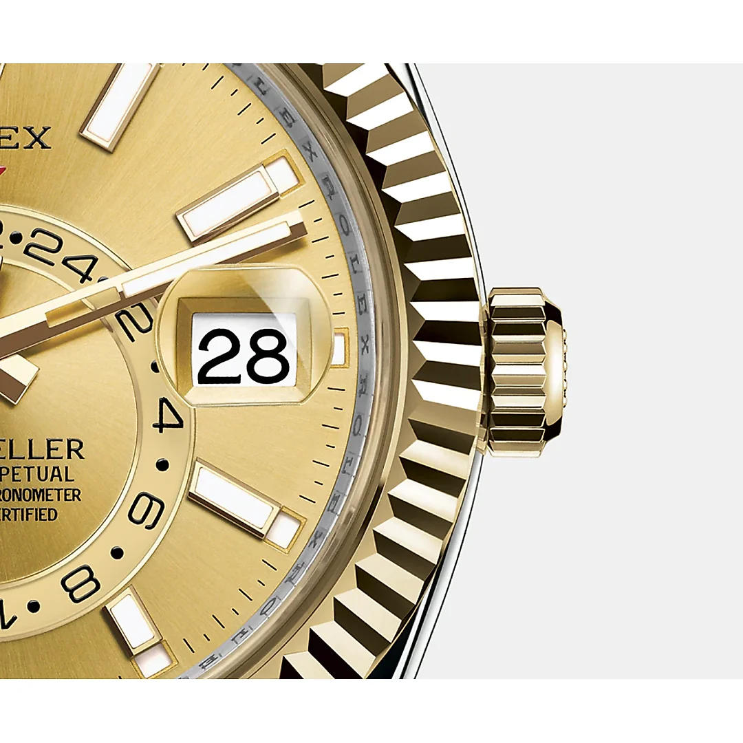 Rolex Sky-Dweller 42mm, Oystersteel and 18k Yellow Gold, Ref# 326933-0004