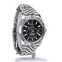 Rolex Sky Dweller Black Dial 18K White Gold Bezel Steel Jubilee Men’s Watch 3100034