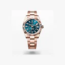 Rolex Sky-Dweller Everose Gold Blue-Green Turquoise Menâ€™s Watch