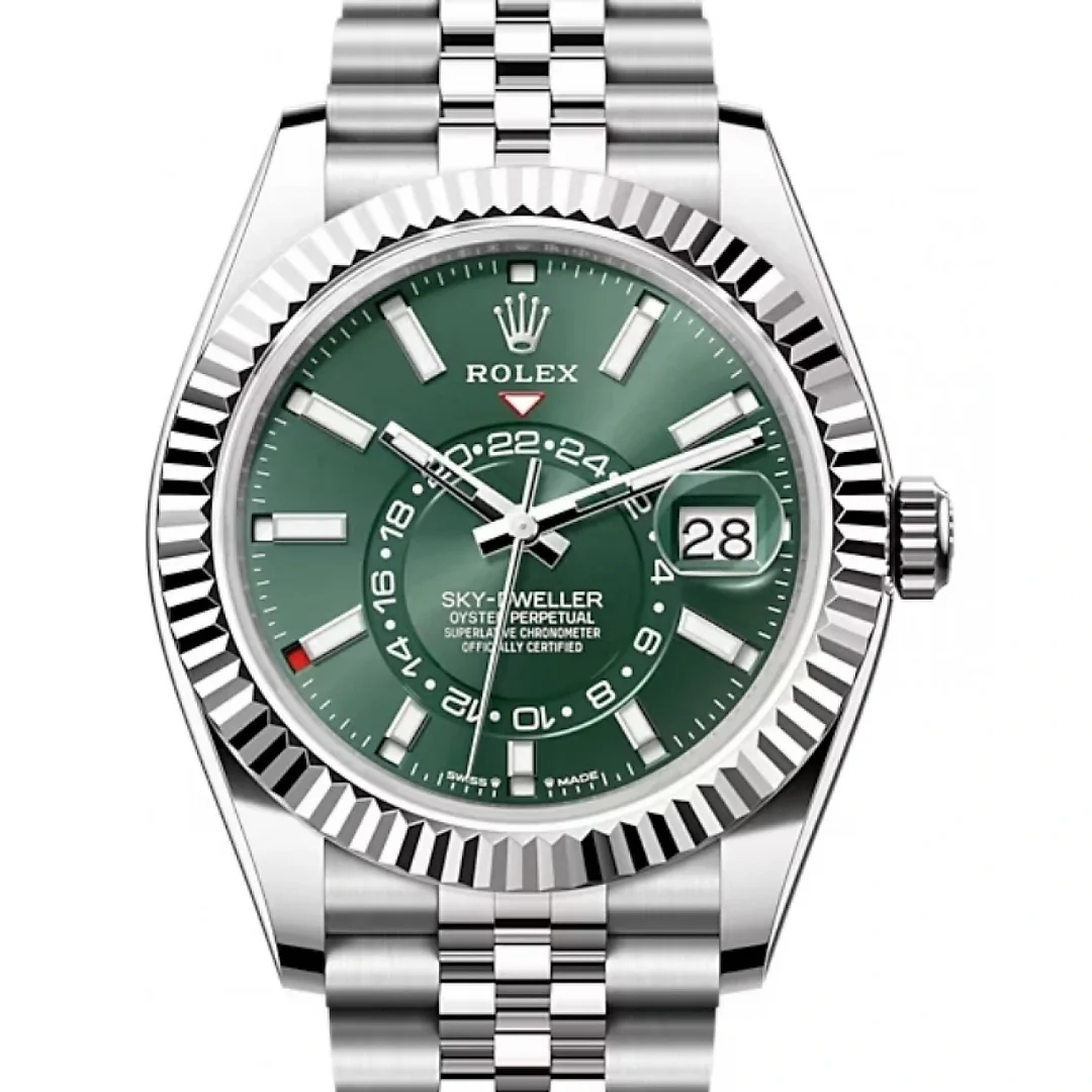 Rolex Sky-Dweller Green Dial Automatic 42mm Men’s Watch 336934-0001