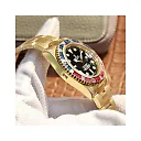 Rolex Submariner Golden Blue / Red Diamond Black Dial 40mm