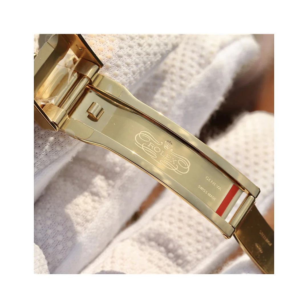 Rolex Submariner Golden Blue / Red Diamond Gold Dial 40mm