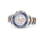 Rolex Yacht-Master II Two Tone Steel Rose Gold White Dial Watch 116681-0002
