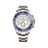 Rolex Yacht-Master II Two Tone Steel Rose Gold White Dial Watch 116681-0002