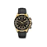 Rolex Yellow Gold Cosmograph Daytona 40 Watch – Black Diamond Dial – Black Oysterflex Strap – 116518LN bkdof