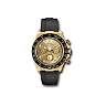 Rolex Yellow Gold Cosmograph Daytona 40 Watch – Champagne Diamond Dial – Black Oysterflex Strap – 116518LN chdof
