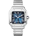 Santos de Cartier Large Automatic Steel Bracelet/Strap Watch