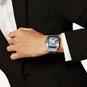 Santos de Cartier Large Skeleton/Blue Dial Men’s Watch