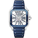 Santos de Cartier Large Skeleton/Blue Dial Men’s Watch