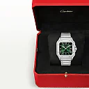 Santos de Cartier Large Smoky Green Dial Automatic Bracelet/Strap Watch