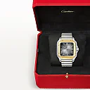 Santos de Cartier Large Two-Tone Grey Dial Bracelet/Strap Watch