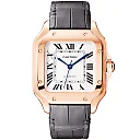 Santos de Cartier Medium Automatic 18ct Rose Gold Watch