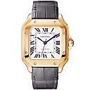 Santos de Cartier Medium Automatic 18ct Rose Gold Bracelet Watch