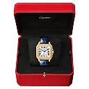 Santos de Cartier Medium Diamond Set Automatic 18ct Yellow Gold Watch