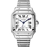 Santos de Cartier Medium Steel Bracelet/Strap Watch