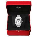 Santos de Cartier Medium Steel Bracelet/Strap Watch