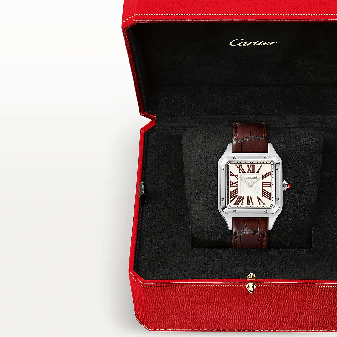 Santos-Dumont Extra Large Platinum Limited Edition Watch
