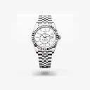 Sky Dweller White Dial 18K White Gold Bezel Steel Jubilee Men’s Watch 3100034