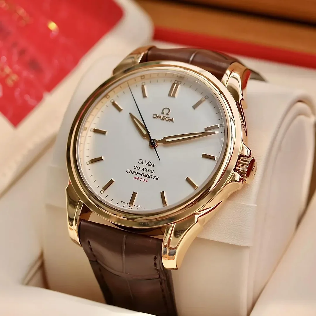 Omega De Ville Co-Axial Chronometer 4658.30.32 – Free Shipping | Minimalist & Luxury Design | Perfect Gift for Him