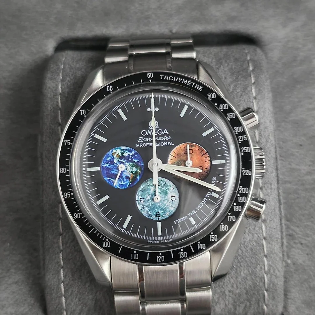 Omega Speedmaster Professional Moonwatch Moon to Mars β Gift for Him β Gift for Her β Text for 30% off & free shipping!